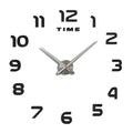DIY 3D Wall Clock – Modern Acrylic Number Stickers Easy to Install Stylish Home Decor for Living Room