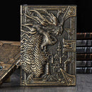 Dungeons and Dragons Journal – 400 Page Leather Notebook with 3D Dragon Design