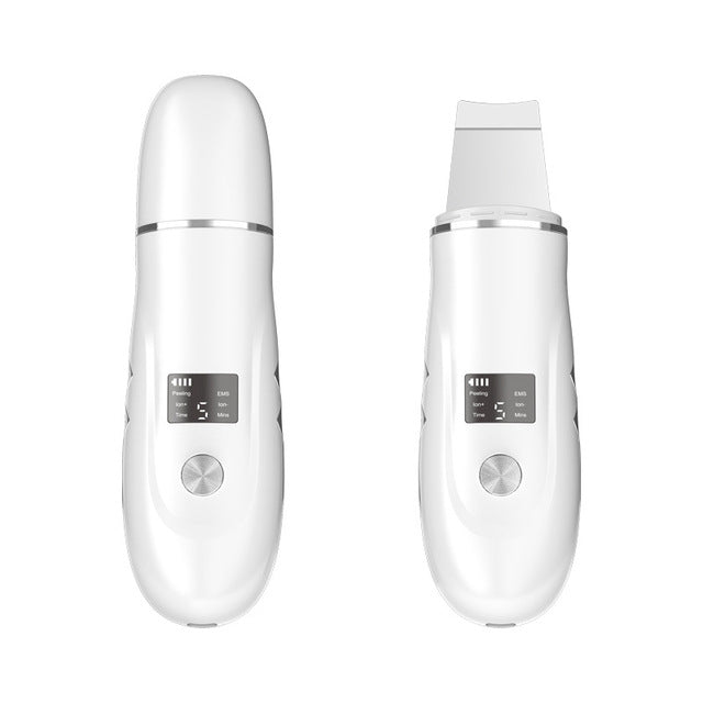 Facial Exfoliator Wireless Skin Spatula – 4-in-1 Facial Scrubber for Deep Cleansing