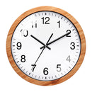 Retro 12" Silent Wooden Wall Clock – Retro Non-Ticking for Living Room Bedroom Kitchen