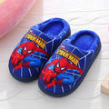 Kids Spiderman Winter Slippers – Soft Fluffy Indoor Shoes with Anti-Slip Sole