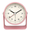 Retro Analog Silent Alarm Clock – 360° Rotating Battery-Operated Sturdy Metal Build