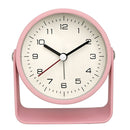 Retro Analog Silent Alarm Clock – 360° Rotating Battery-Operated Sturdy Metal Build