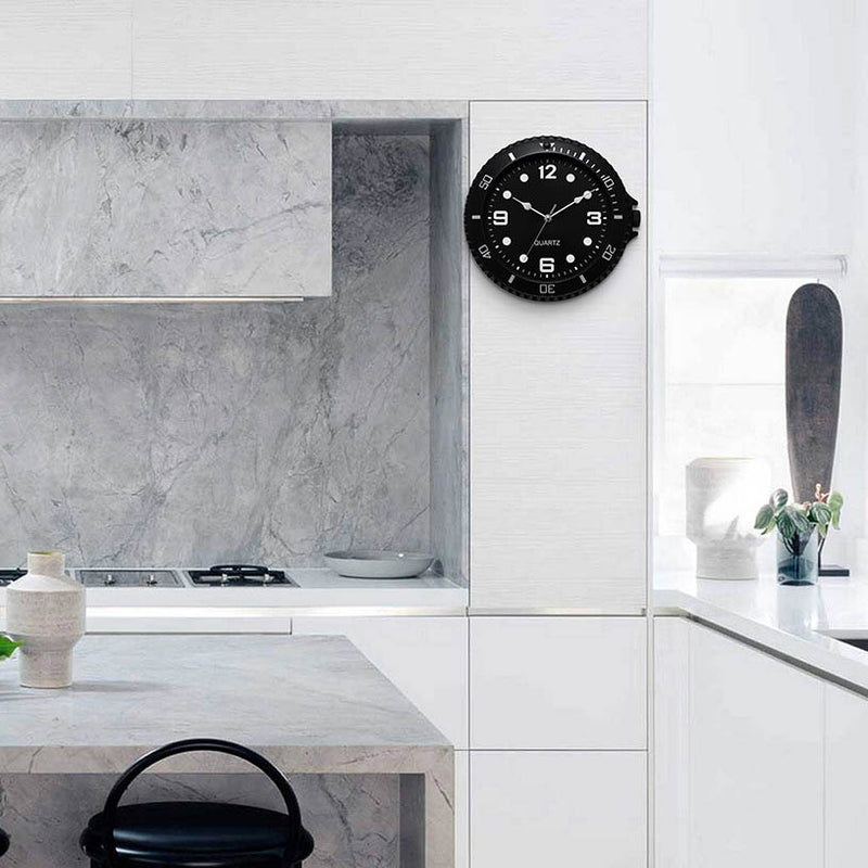 Modern Silent Quartz Wall Clock – Luxury Design Easy to Install Silent Sweep Movement