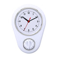 Vintage Silent Kitchen Clock with Built-In Timer – Precise Quartz Movement Multifunction Design