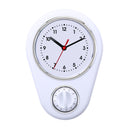 Vintage Silent Kitchen Clock with Built-In Timer – Precise Quartz Movement Multifunction Design