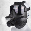Tactical Gas Mask Respirator – Double Fan M50 Mask with Anti-Fog Lens