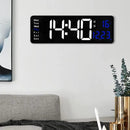 Digital Wall Clock RGB 16" – Large Display Remote Auto Dimmer Date & Temp