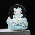 Sanrio Mini Luminous Crystal Ball – Hello Kitty & Pochacco Glowing Desktop Decoration