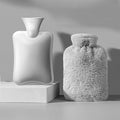 Hot Water Bottle with Soft Cover – 2L Large Capacity Winter Warmer