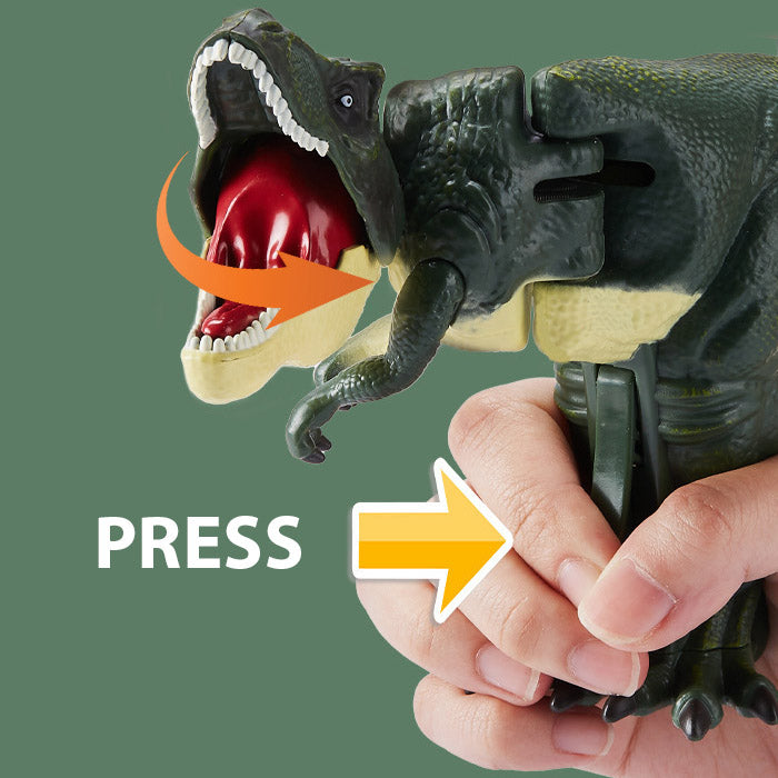 T-Rex Dinosaur Toy – Sound & Motion Push Button Model for Kids