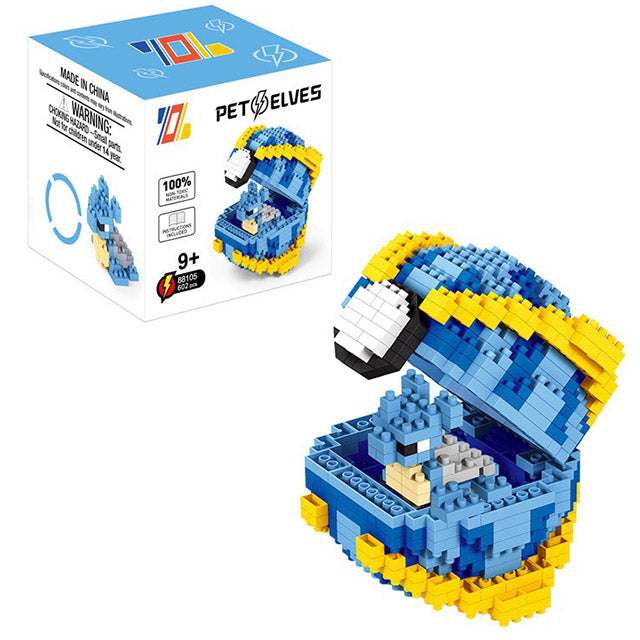 Pokémon Poké Ball Mini Building Blocks Set – (397 PCS) Assemble Brick Model