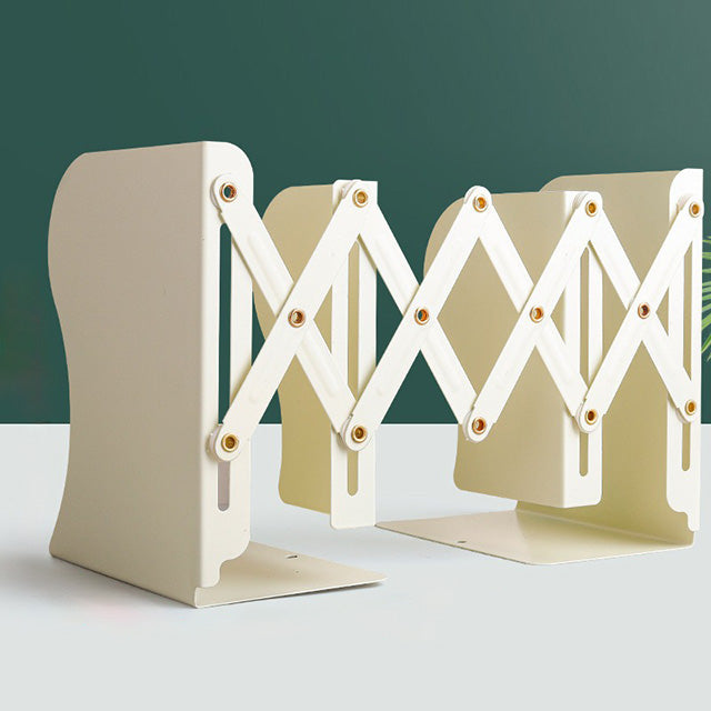 Adjustable Metal Bookshelf – Non-Slip Desk Organizer for Home or Office