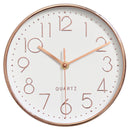 12-Inch Nordic Wall Clock – Silent Quartz Movement 3D Numbers Minimalist Design