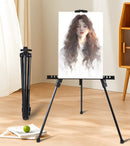 Adjustable Easel Stand – Aluminum Tripod for Painting & Display 22–66 Inch Height