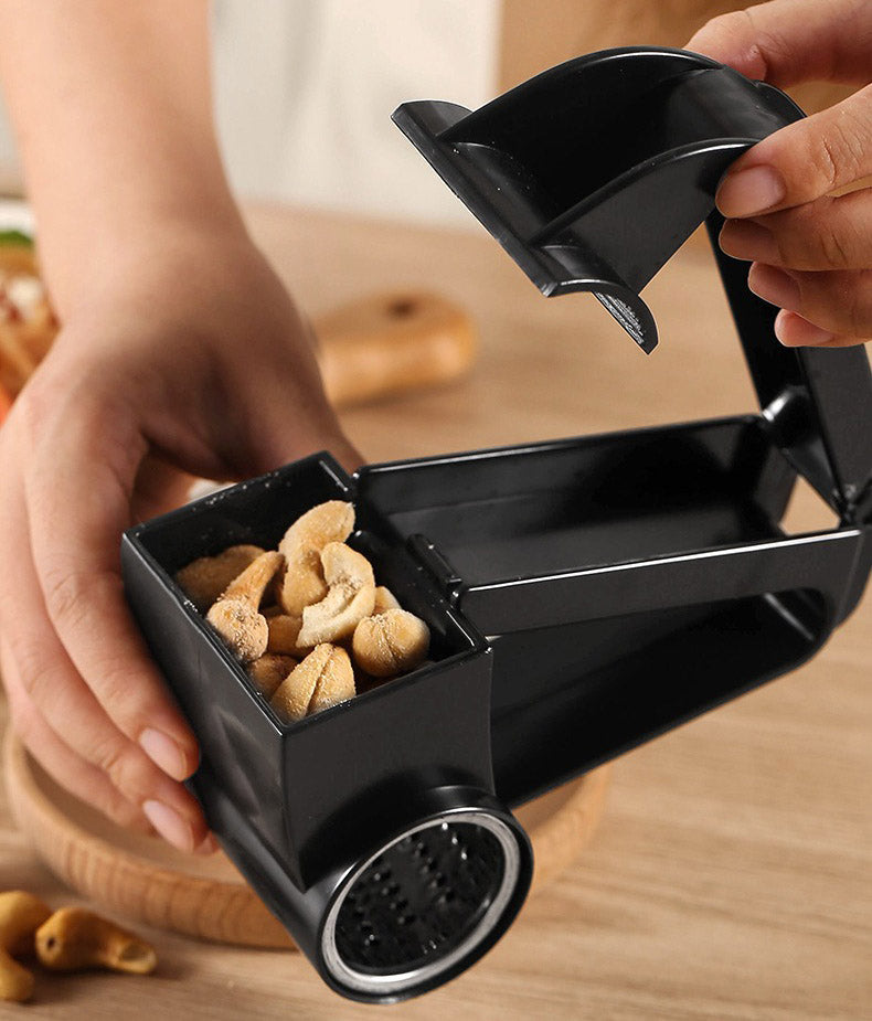 Rotary Cheese Grater – Hand-Crank Shredder for Cheese and Veggies