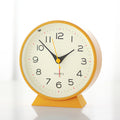 Retro Silent Alarm Clock – Battery-Operated Non-Ticking with Light for Bedroom or Desk