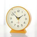 Retro Silent Alarm Clock – Battery-Operated Non-Ticking with Light for Bedroom or Desk