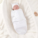 Organic Baby Swaddle Set – Cotton Sleeping Bag and Hat for Newborns