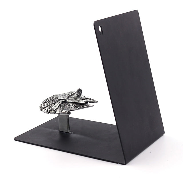 Creative Heavy-Duty Bookends – Non-Slip Metal Decorative Book Holders for Shelves