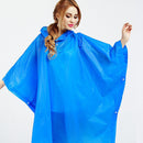 Adult EVA Waterproof Rain Poncho – Durable Cloak with Side Buckle