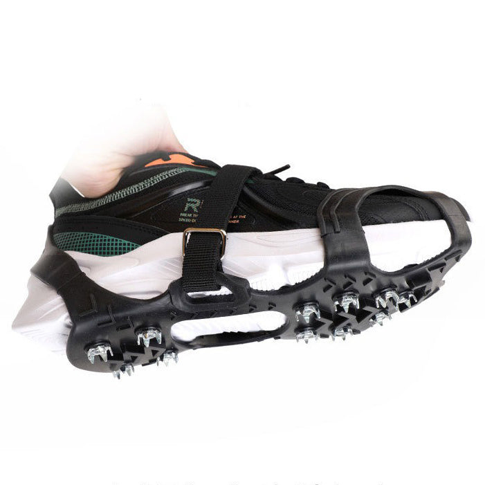 Non Slip Crampons – Stretch Slip On Design with 11 Teeth for Snow & Ice
