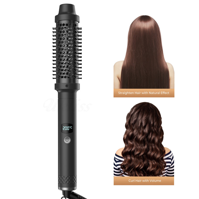 240W Hot Brush – Fast Heat Curling & Straightening Brush for Medium to Long Hair
