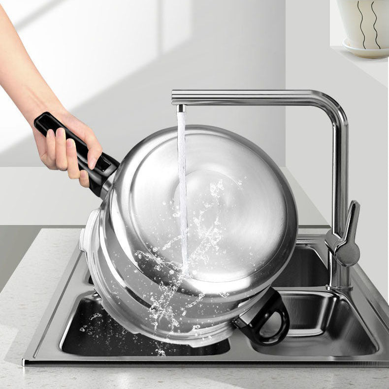 5L Explosion-Proof Pressure Cooker – For Gas Induction & Open Flame – 22cm Thickened Design