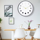 Glow-in-the-Dark Moon Phase Silent Wall Clock – Easy Install Living Room Wall Decor
