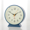 Retro Silent Alarm Clock – Battery-Operated Non-Ticking with Light for Bedroom or Desk
