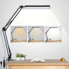 LED Desk Lamp with Clamp - 3 Color Modes with 10 Brightness Levels and Adjustable Arm