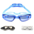 Swimming Goggles with Built-In Earplugs
