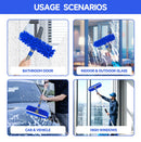 3-in-1 Long Pole Window Cleaner Kit – Double-Sided Glass Wiper for Household Cleaning