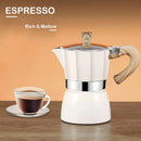 Moka Coffee Pot – Stovetop Espresso Maker for Home Office & Outdoor Use