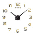 DIY 3D Wall Clock – Modern Acrylic Number Stickers Easy to Install Stylish Home Decor for Living Room