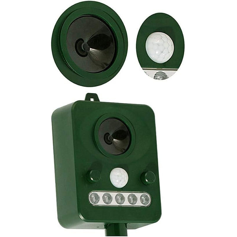 Ultrasonic Cat Repeller Outdoor – Motion Sensor Waterproof and Battery-Powered