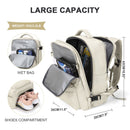 Women’s Carry-On Travel Backpack – Flight Approved Waterproof Travel Bag with Shoe Compartment