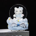 Sanrio Mini Luminous Crystal Ball – Hello Kitty & Pochacco Glowing Desktop Decoration