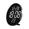 Dual-Purpose 9" LED Clock – Hanging/Standing with Remote Alarm & Multifunction for Living Room or Bedroom