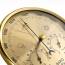 3-in-1 Weather Station – Analog Dial Barometer Thermometer & Hygrometer 130mm