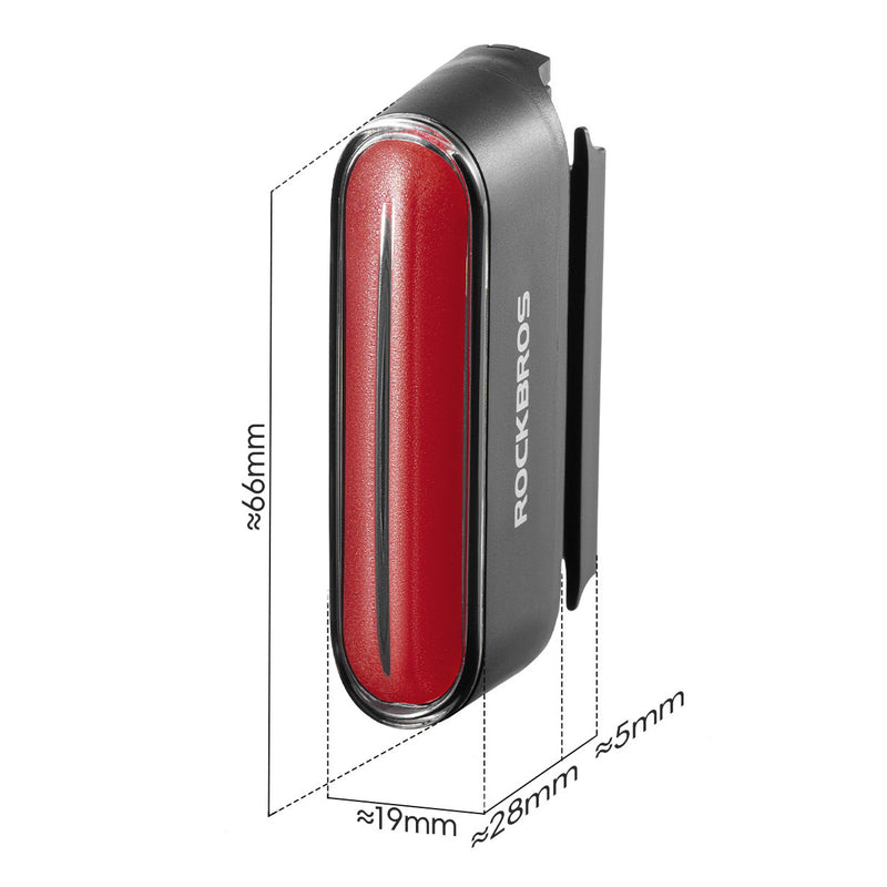 Smart Bike Tail Light – Rechargeable Waterproof & Magnetic Rear Light