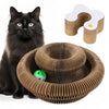 Magic Organ Cat Scratcher – Foldable Accordion Toy with Ball for Interactive Play