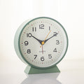 Retro Silent Alarm Clock – Battery-Operated Non-Ticking with Light for Bedroom or Desk