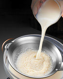 Stainless Steel Fine Mesh Strainer – 7" Kitchen Sieve for Flour Oil Juice Tea & Coffee