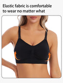 High-Quality Maternity Nursing Bra – 3 Pack Seamless Cotton Push-Up Breastfeeding Bra