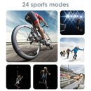 Fitwatch Smart Fitness Watch – 24 Sports Modes - Silicone Strap