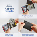 Wallet with Money Clip and RFID Blocking - Credit Card Holder
