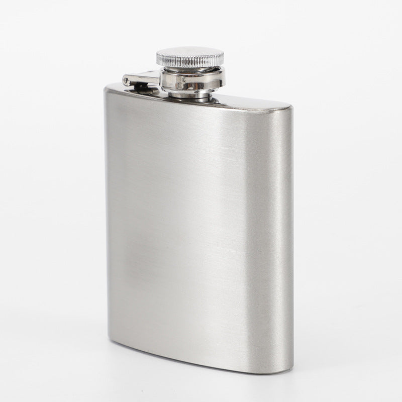 8oz Stainless Steel Hip Flask – Pocket Bottle for Liquor & Whiskey