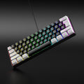 RGB Gaming Keyboard – 61-Key Compact Wired Membrane Keyboard with Colorful Backlight