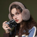 Faux Fur Earmuffs for Women – Warm Fuzzy Ear Covers for Cold Weather